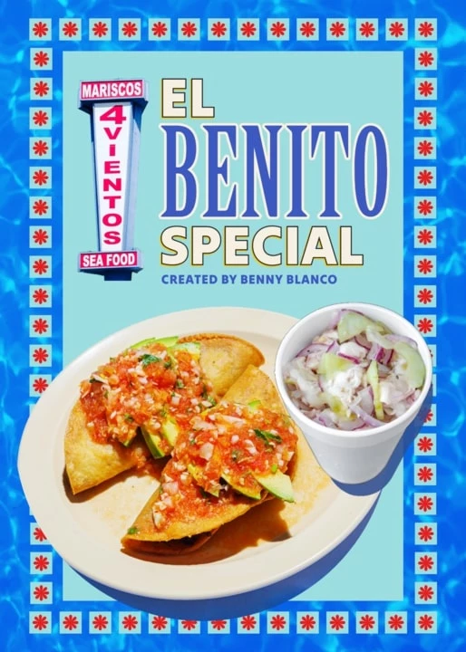 Benny Blanco Special Menu Item Flyer