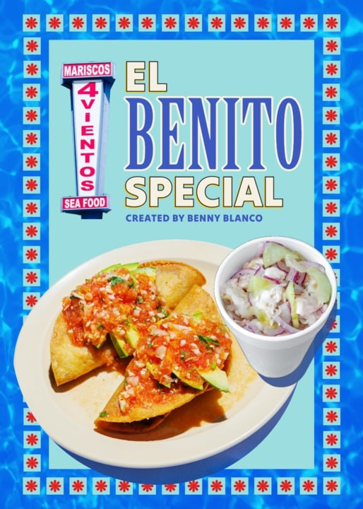 Benny Blanco Special Menu Item Flyer
