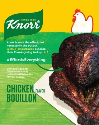 Charred turkey