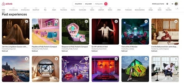 Airbnb's website adjusts smoothly to various devices