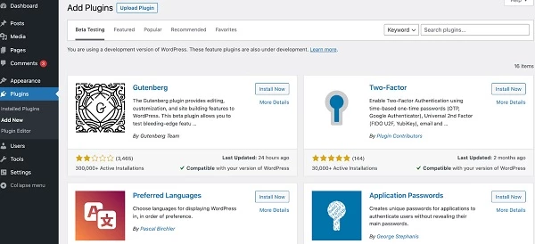 wordpress-plugins-page WordPress plugins page