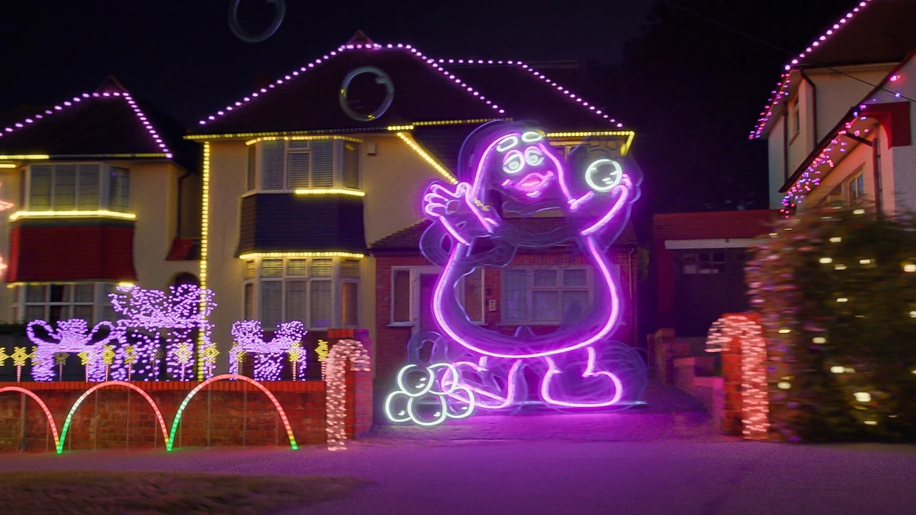 Grimace as Featured in 'The Gift of McDonald's' Spot