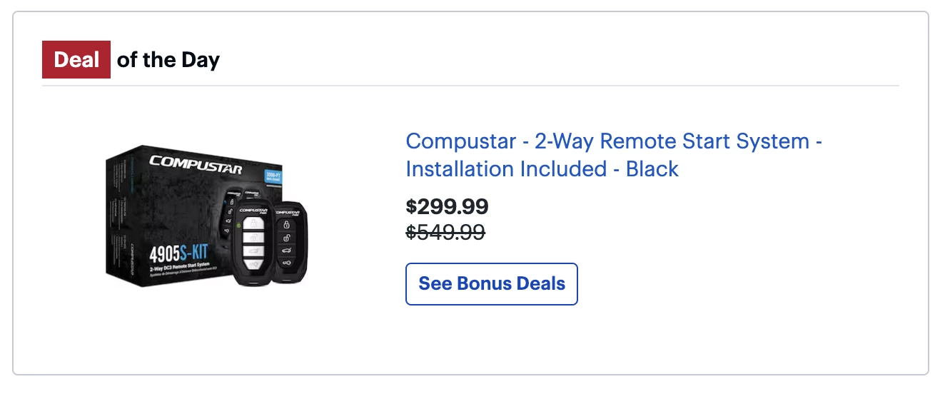 Deal of the Day