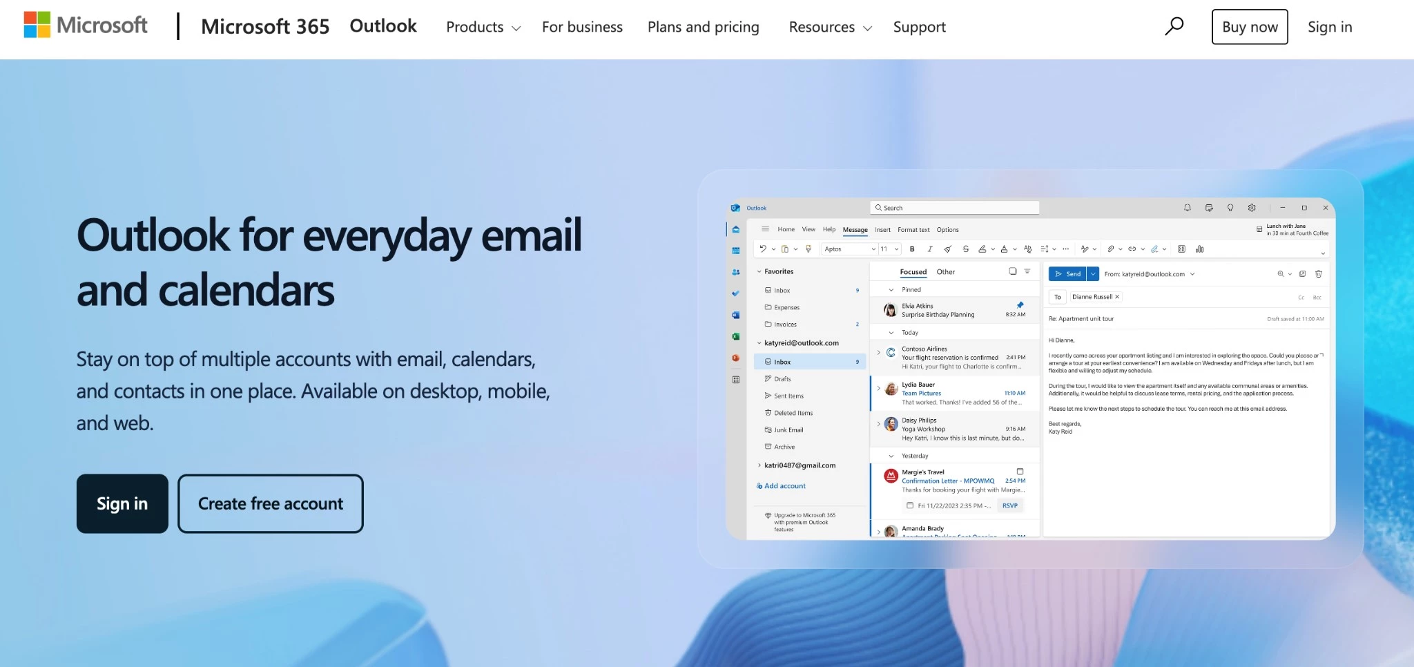 Microsoft website