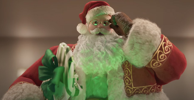 Santa in 'Santastrophe' | Source: Airbnb