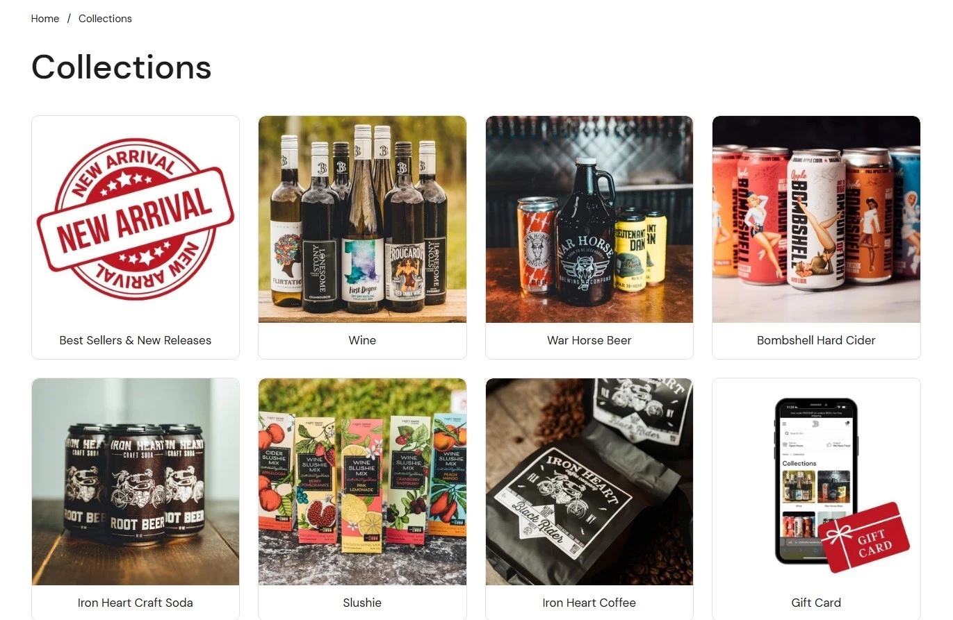 Three Brothers Wineries & Estates’ Online Stor