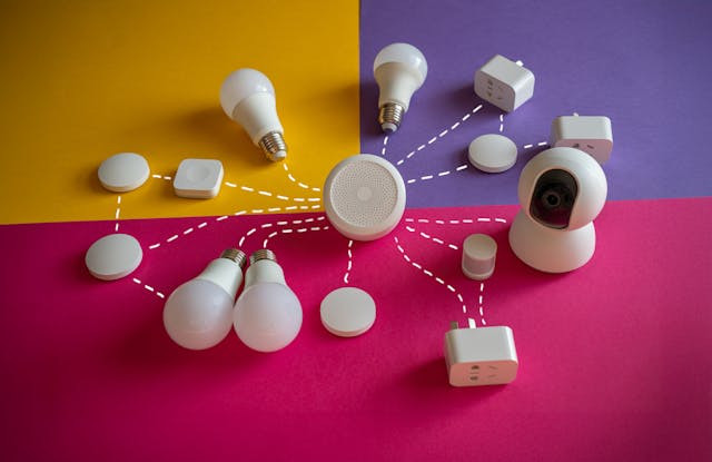 An array of connected devices