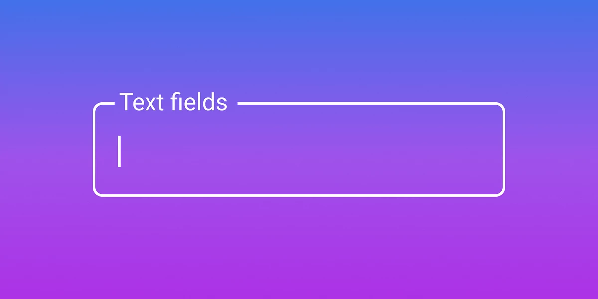 Example of Text Field UI Element