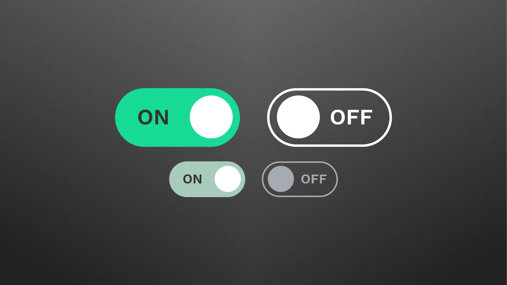Smooth On and Off Toggle Switch - Interactive UI Element