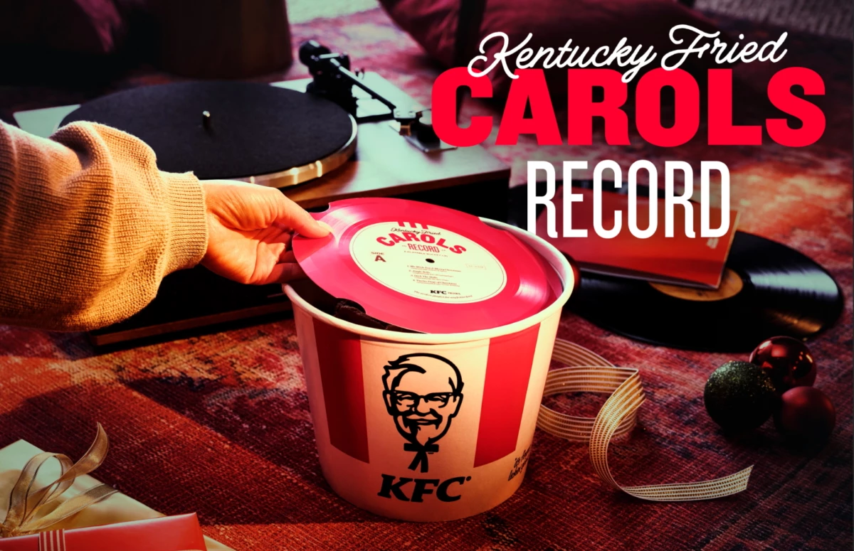 Turning Bucket Lids into KFCarols Vinyl Records
