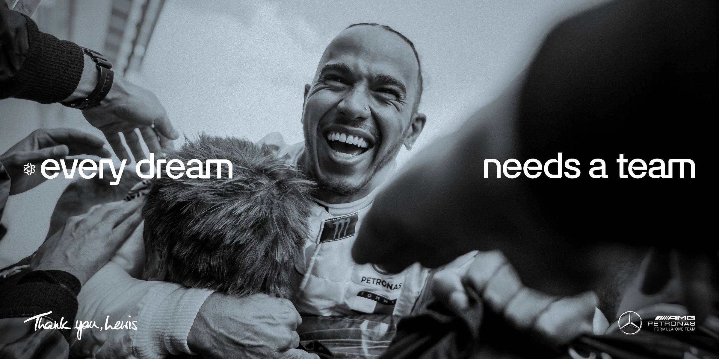 Mercedes-AMG PETRONAS F1 Team's OOH Ad