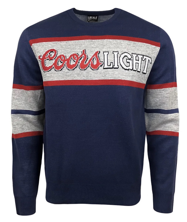 The Coors Light Striped Sweater The Coors Light Striped Sweater