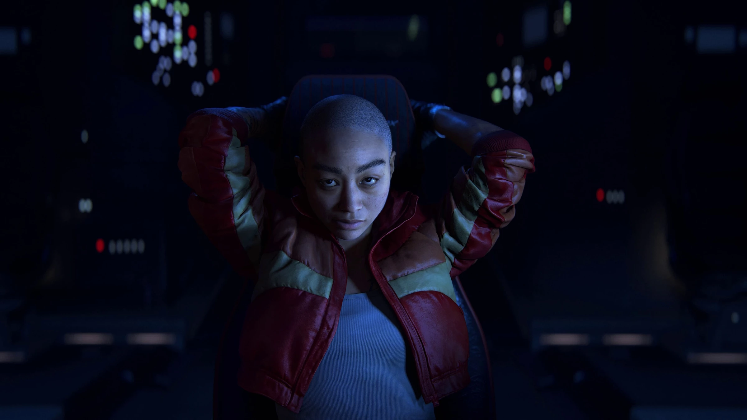 Tati Gabrielle as Jordan A. Mun in the "Intergalactic: The Heretic Prophet" 