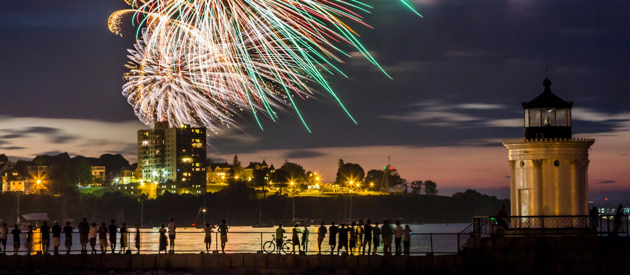 Harbor's Edge Fireworks in Portland, Maine Harbor's Edge Fireworks in Portland, Maine