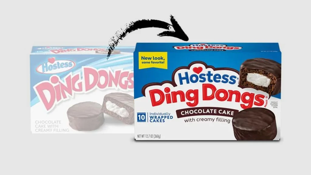 The new Ding Dongs box design