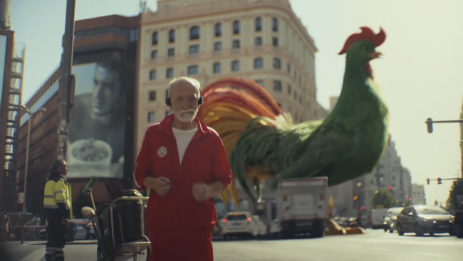 Cornelius walks down the street