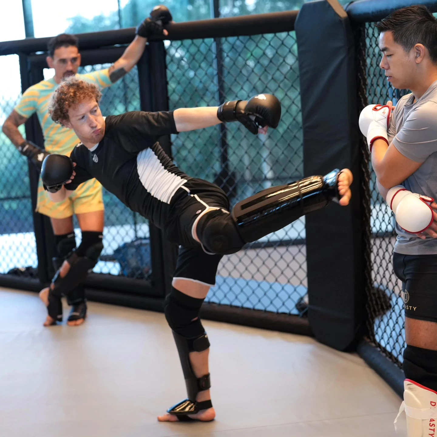 Mark Zuckerberg in Combat Sports Training