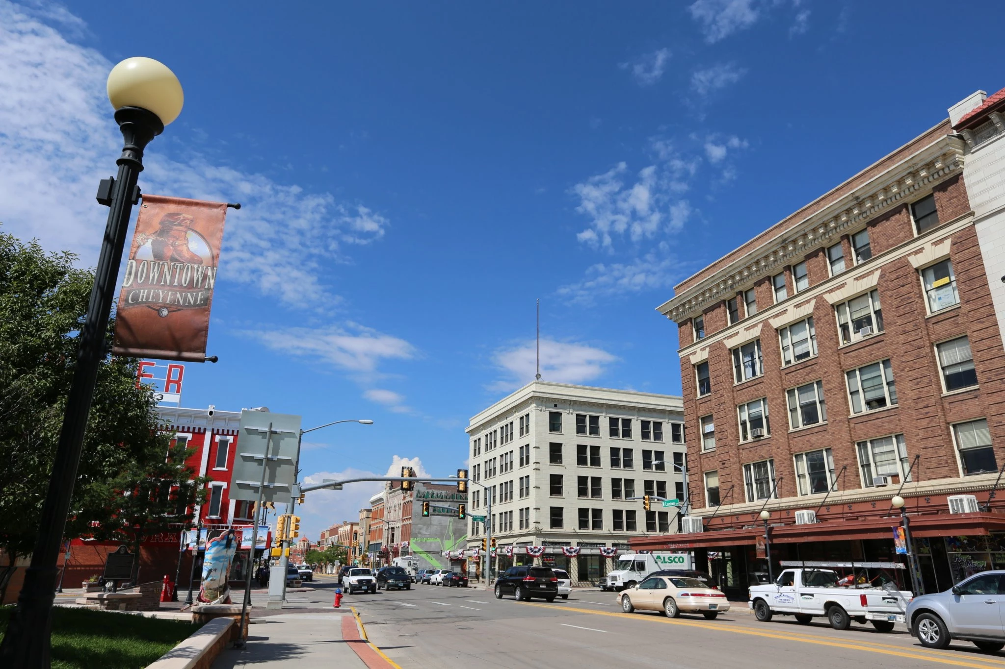 Downtown Cheyenne in Wyoming
