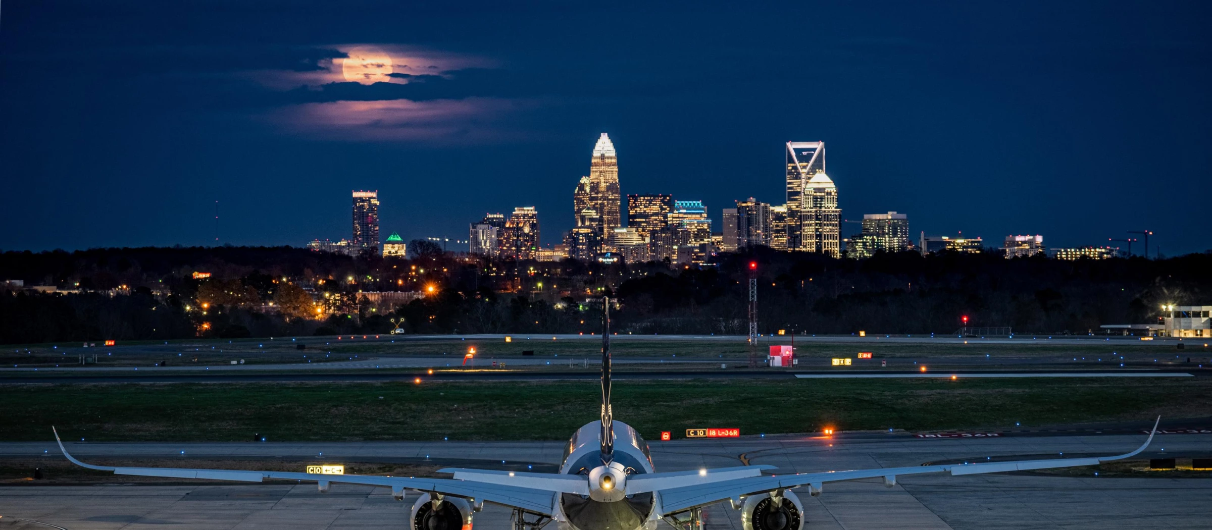 The Charlotte Douglas International Airport in North Carolina