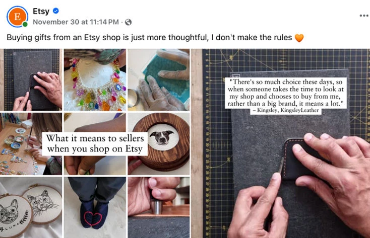 Etsy on Facebook