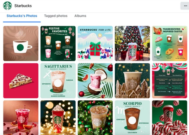 Starbucks on Facebook
