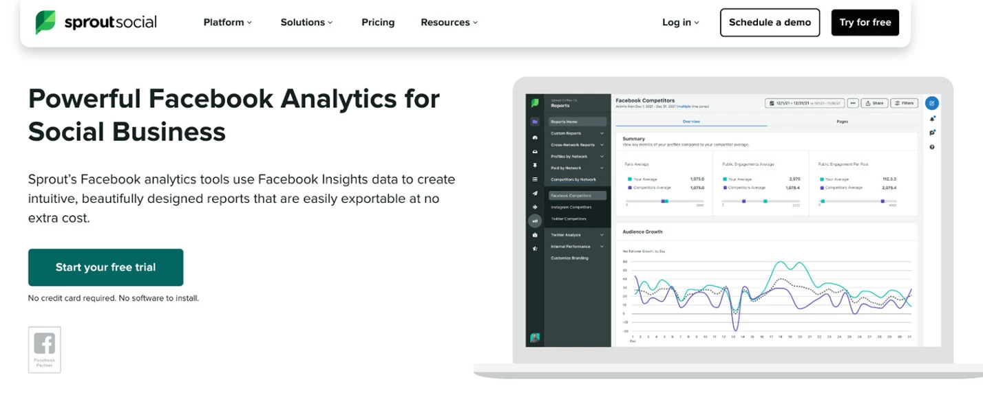 Sprout Social analytics