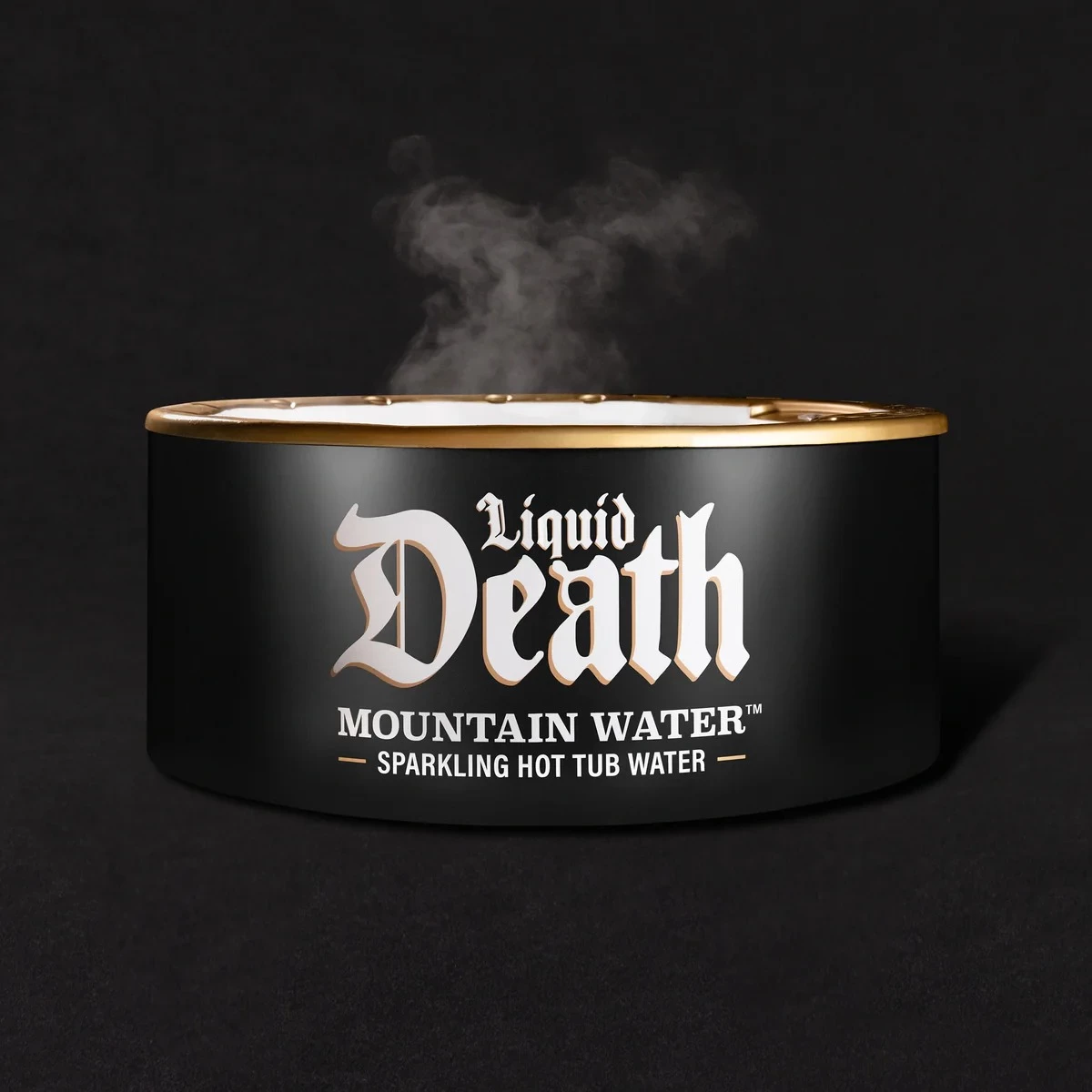 The Liquid Death x Gopuff Hot Tub