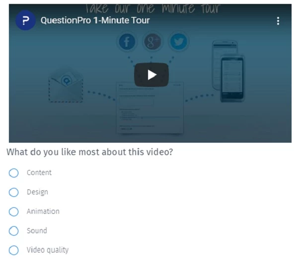 Video survey