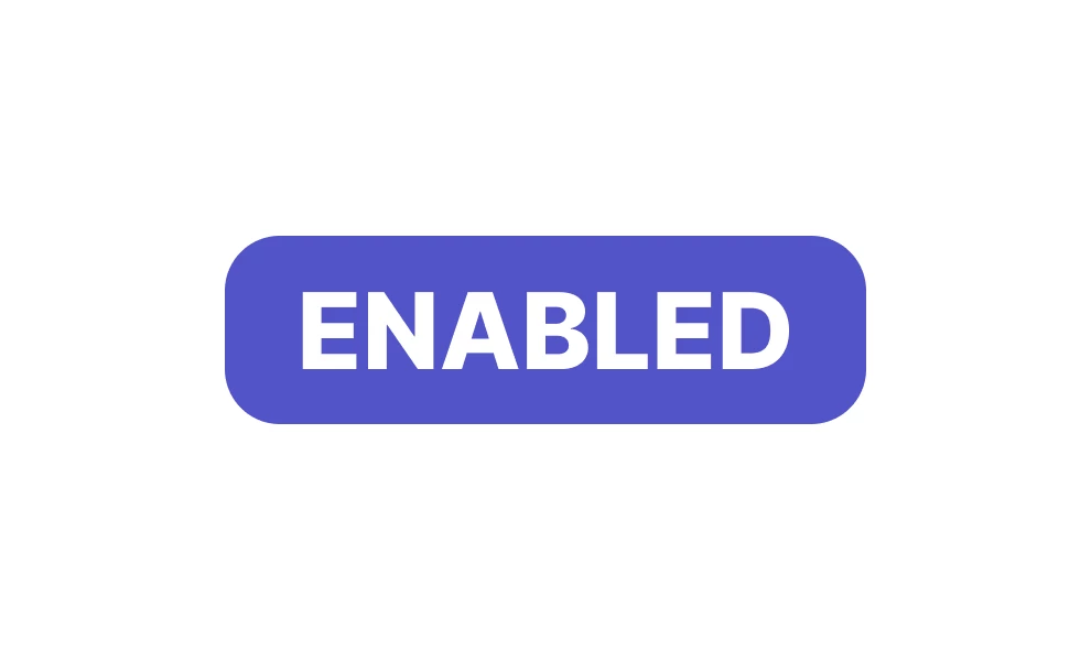 Enabled Button State