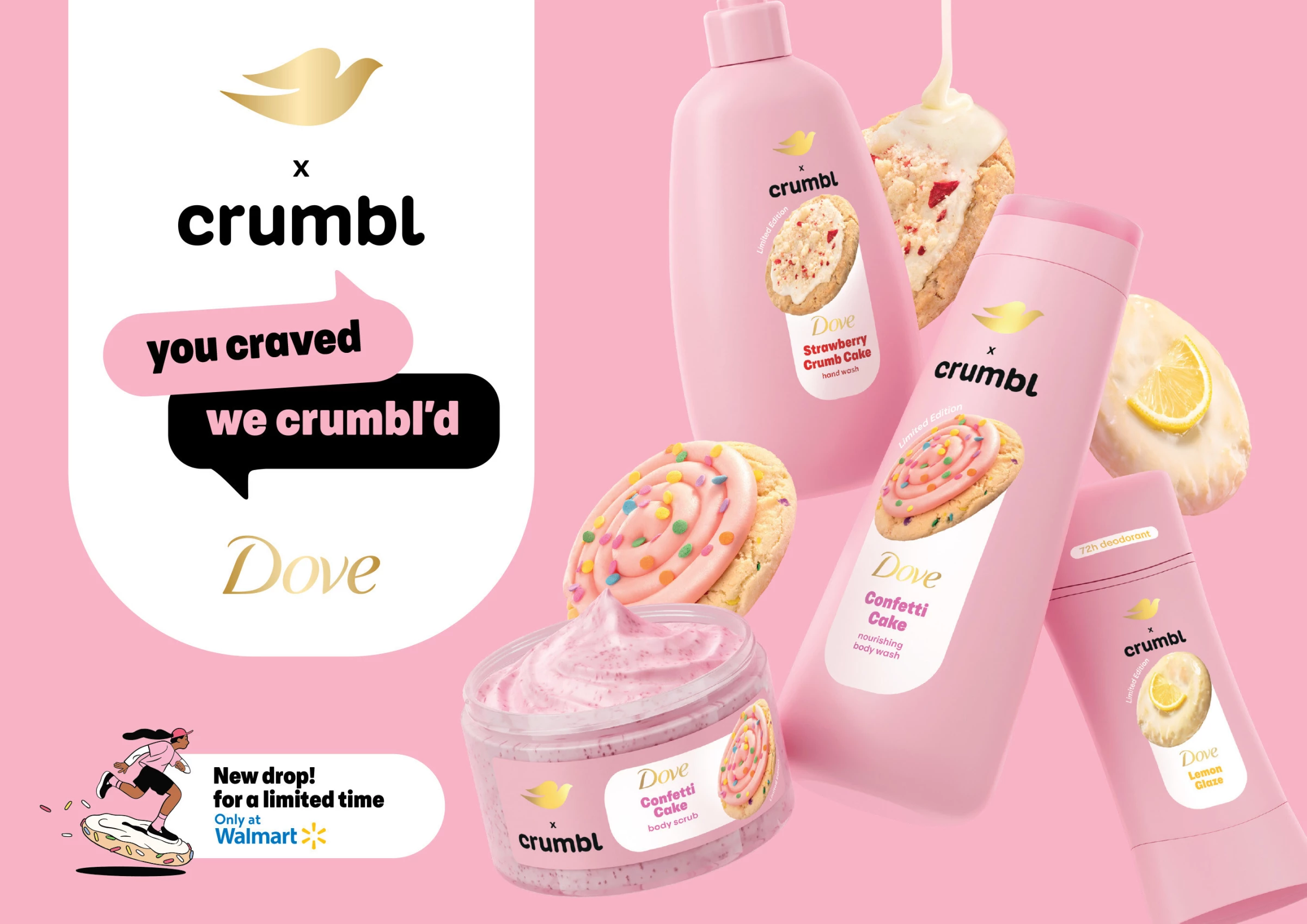 The Limited-Edition Dove x Crumbl Collection