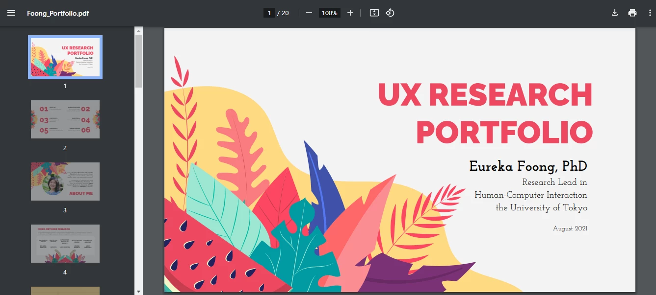 Eureka Foong UX Research Portfolio