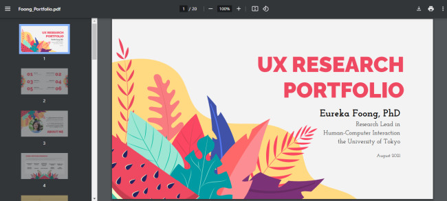 Eureka Foong UX Research Portfolio