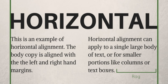 Example of Horizontal Alignment