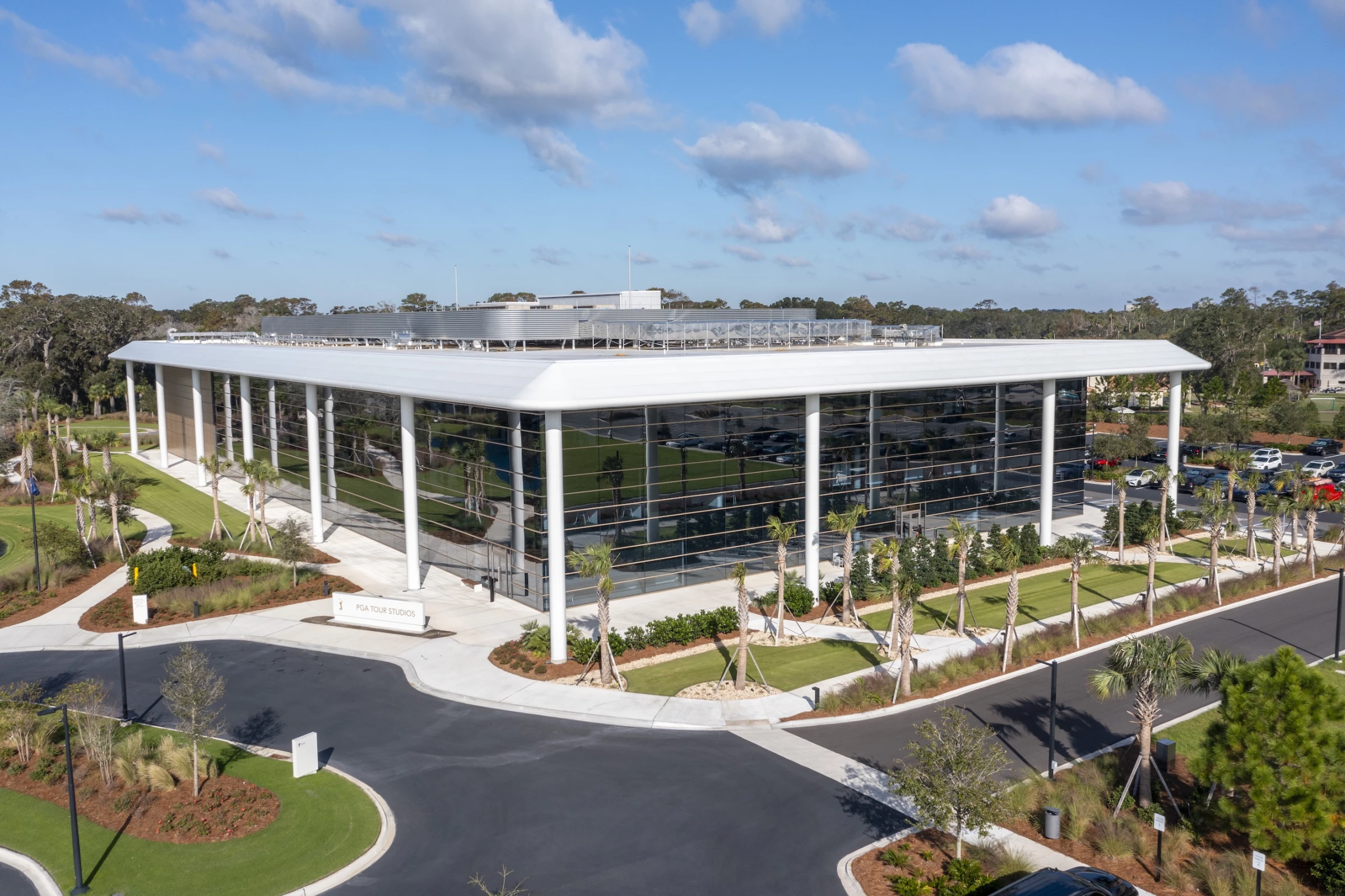 The PGA Tour Studios Building in Florida