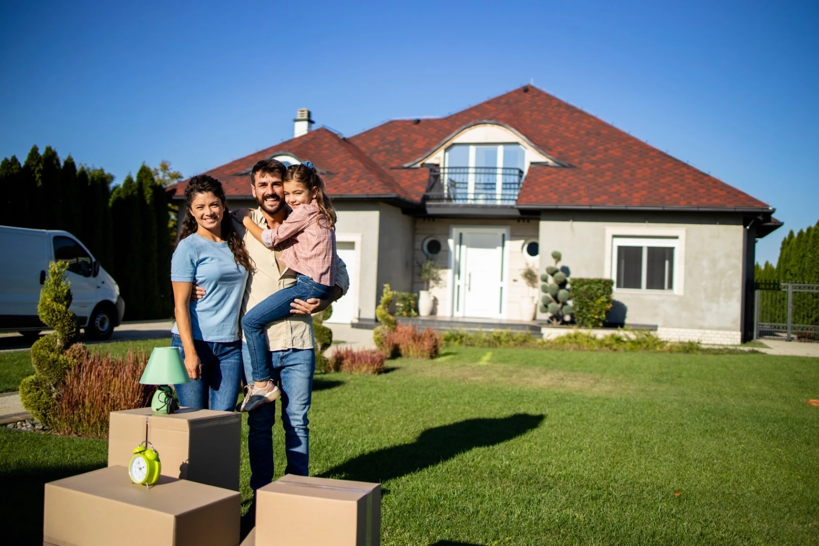 A family moves into a quiet neighborhood
