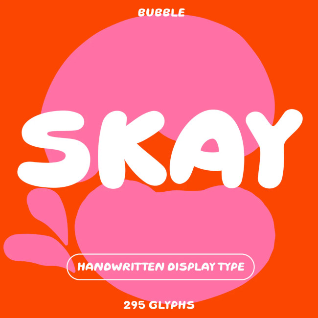 example image of the Skay font