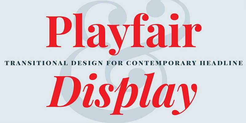 example image of the Playfair Display font