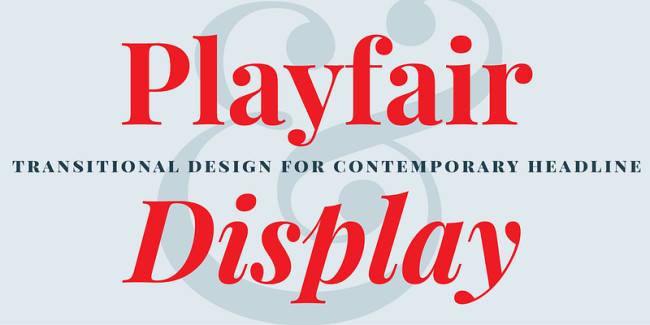 example image of the Playfair Display font