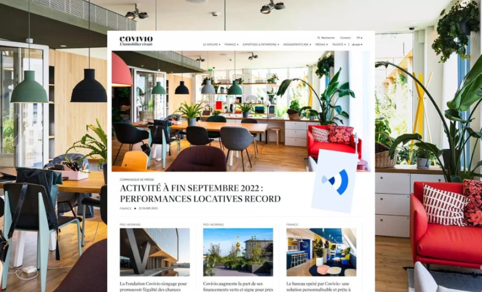 Covivio Real Estate Website Design