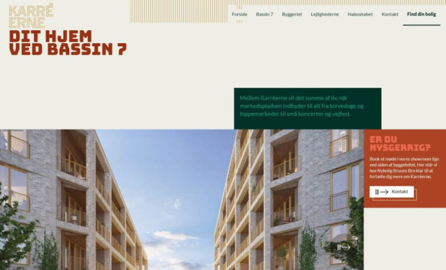 Karreerne Real Estate Website Design