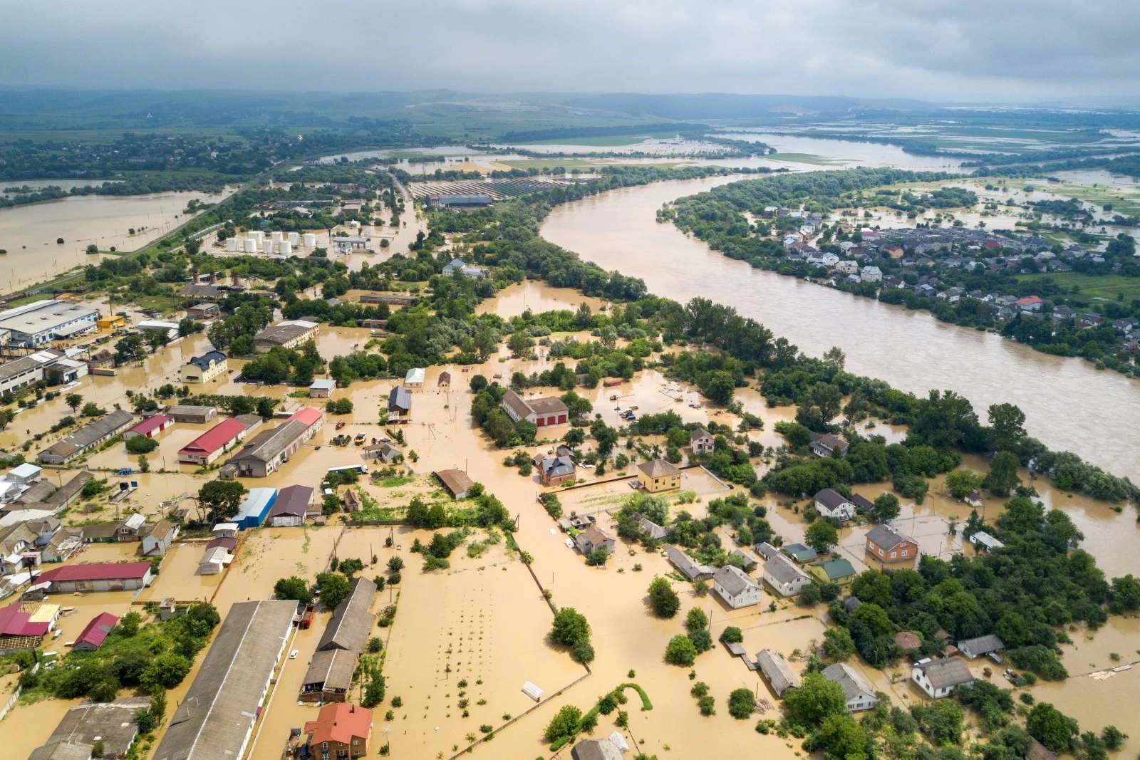 Flooding in the city 