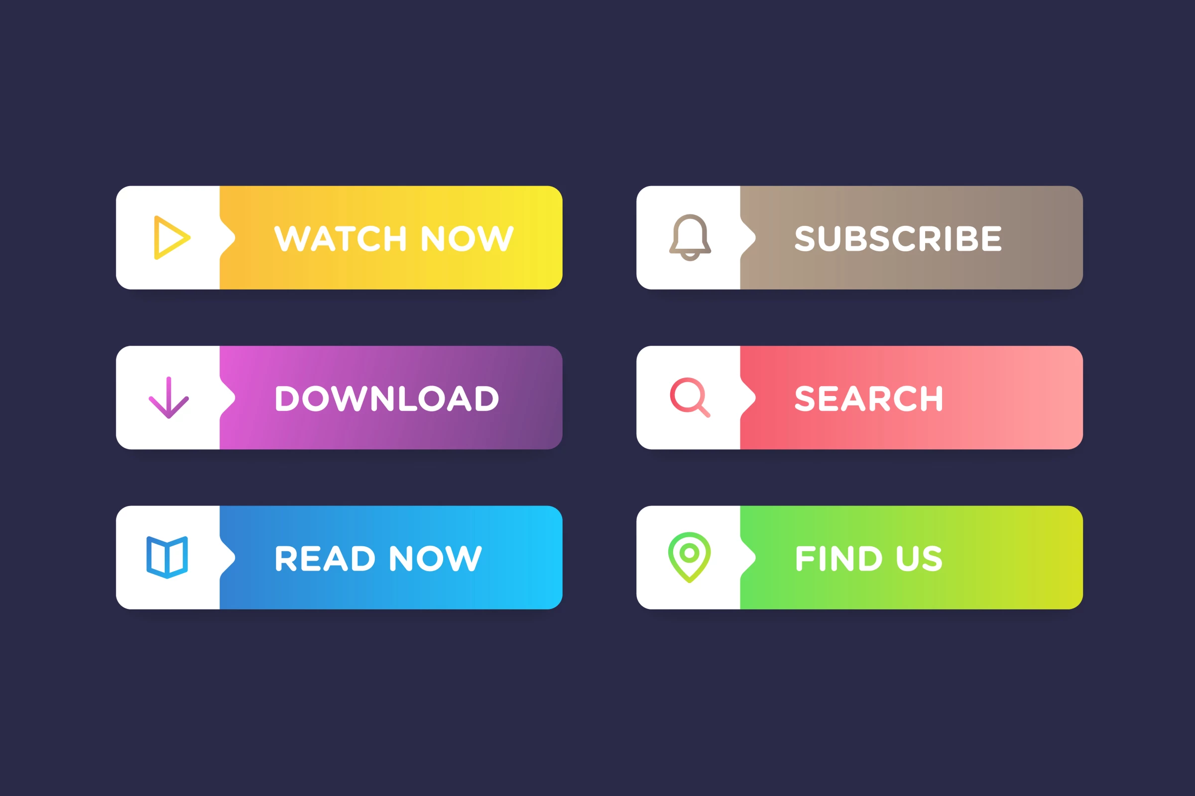 Different CTA buttons