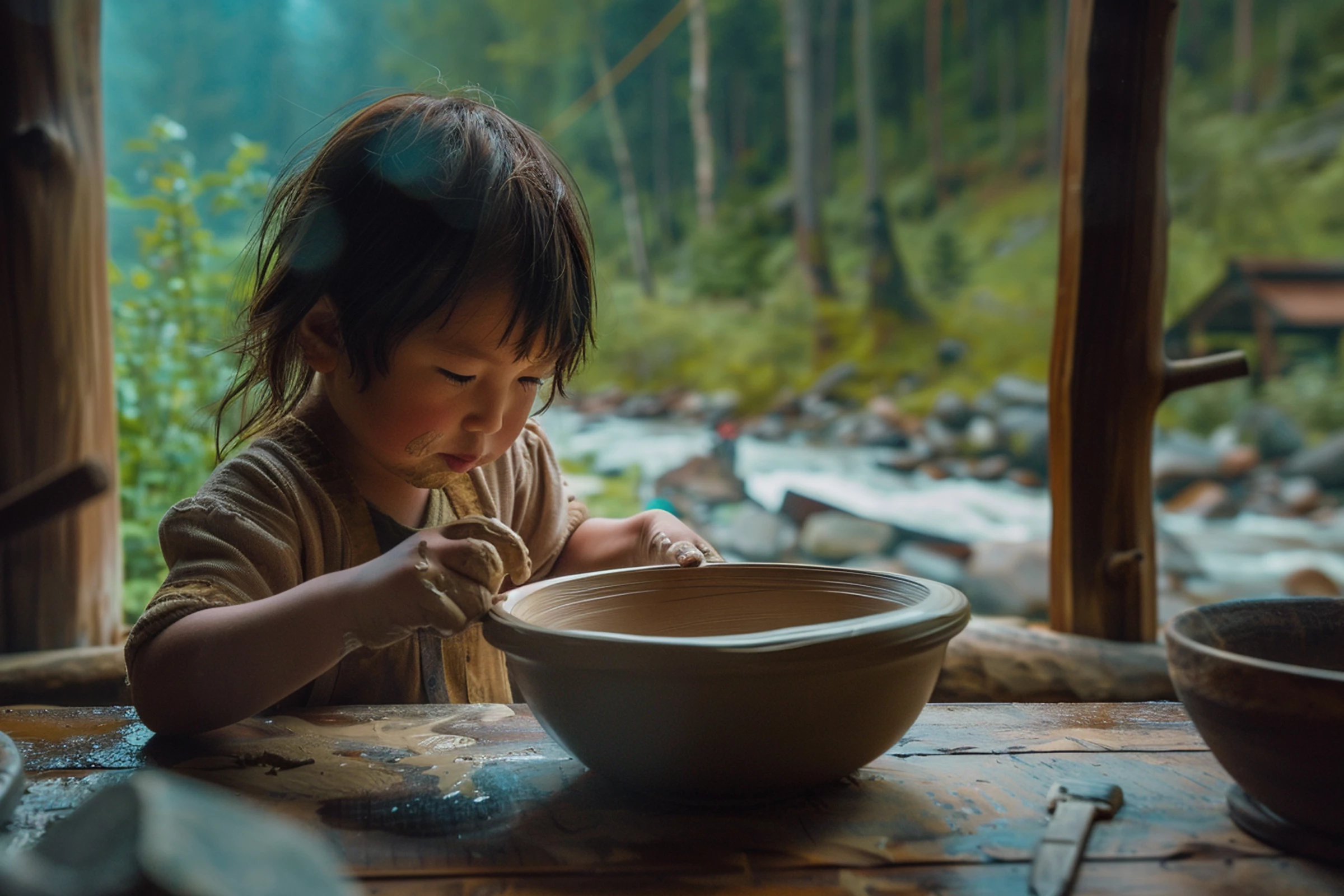 Child labor concept