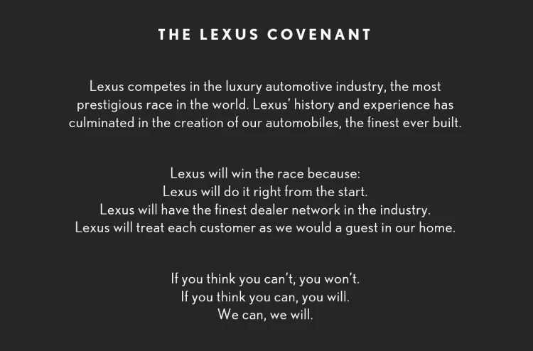 The Lexus Covenant 