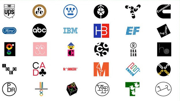  A collection of logos designed by Paul Rand