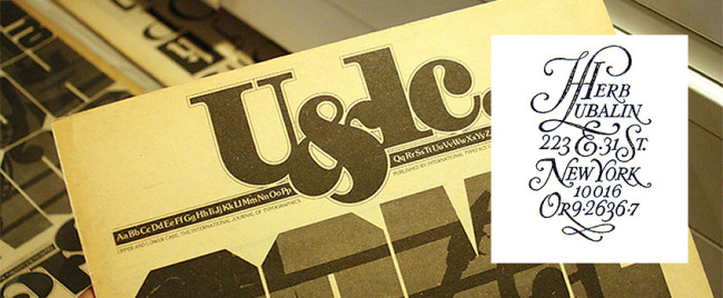 Typography by Herb Lubalin