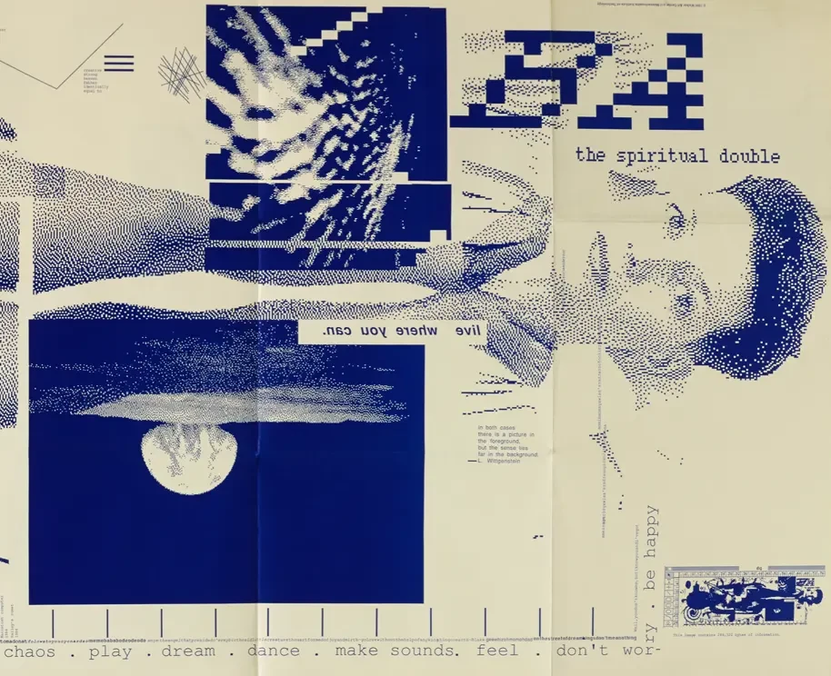 April Greiman's Does It Make Sense graphic design poster