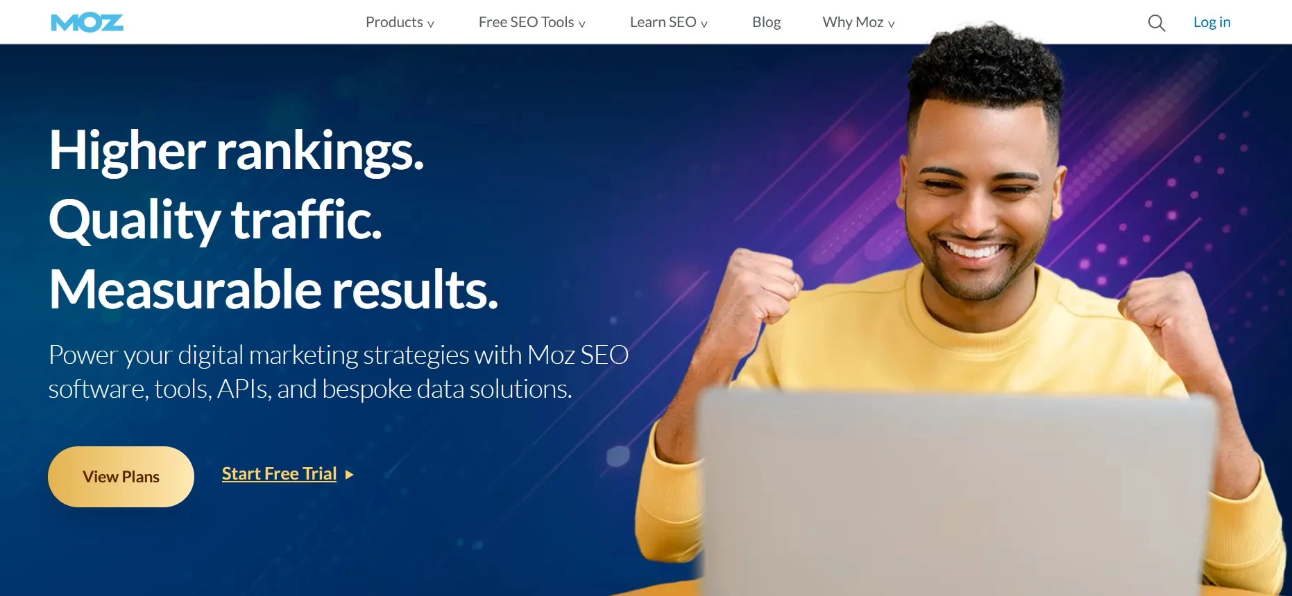 Moz homepage