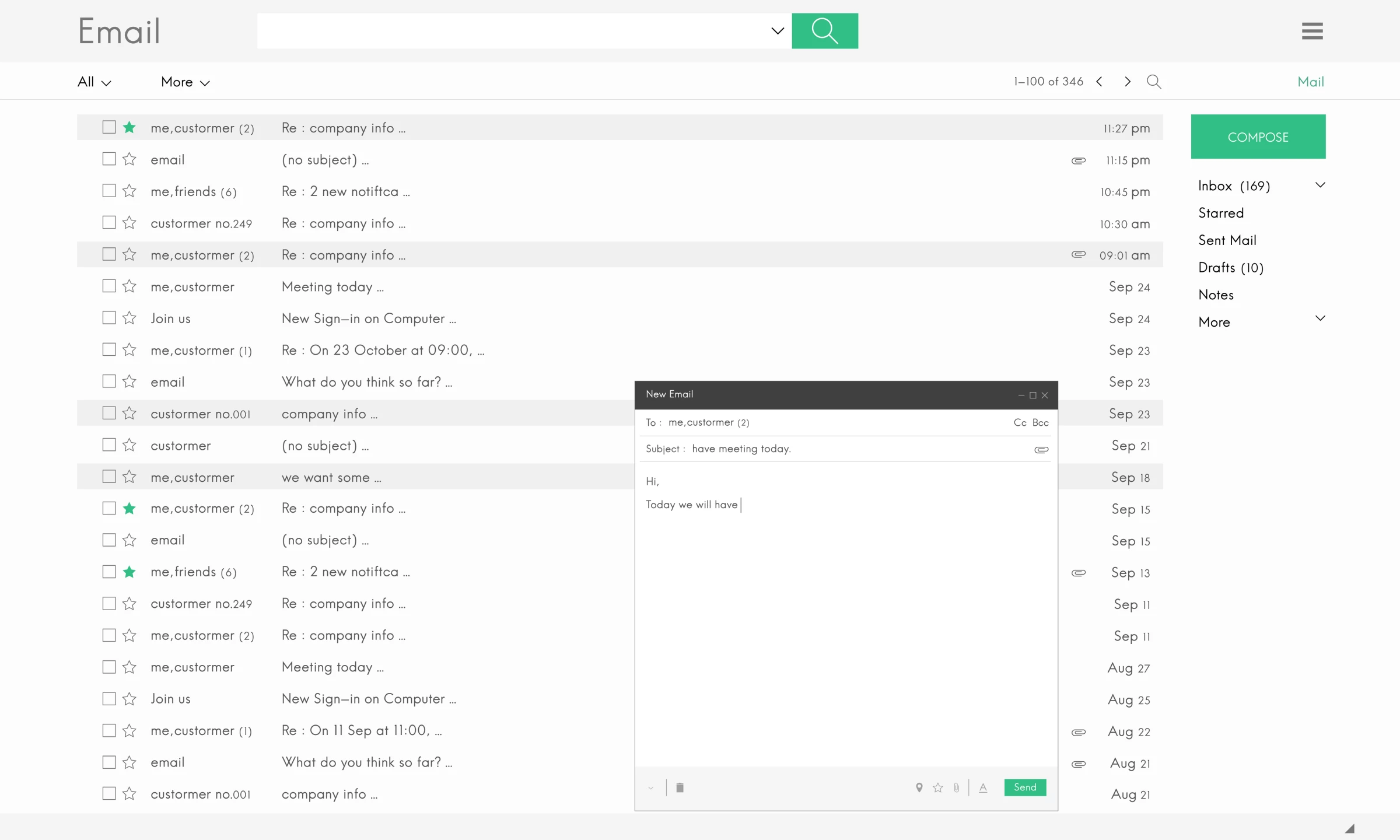 Email list 