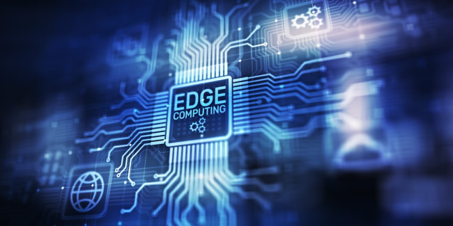 Edge computing concept 